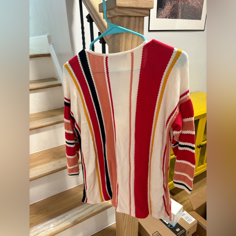 LOFT Multicolor Striped Top - Picture 3 of 3